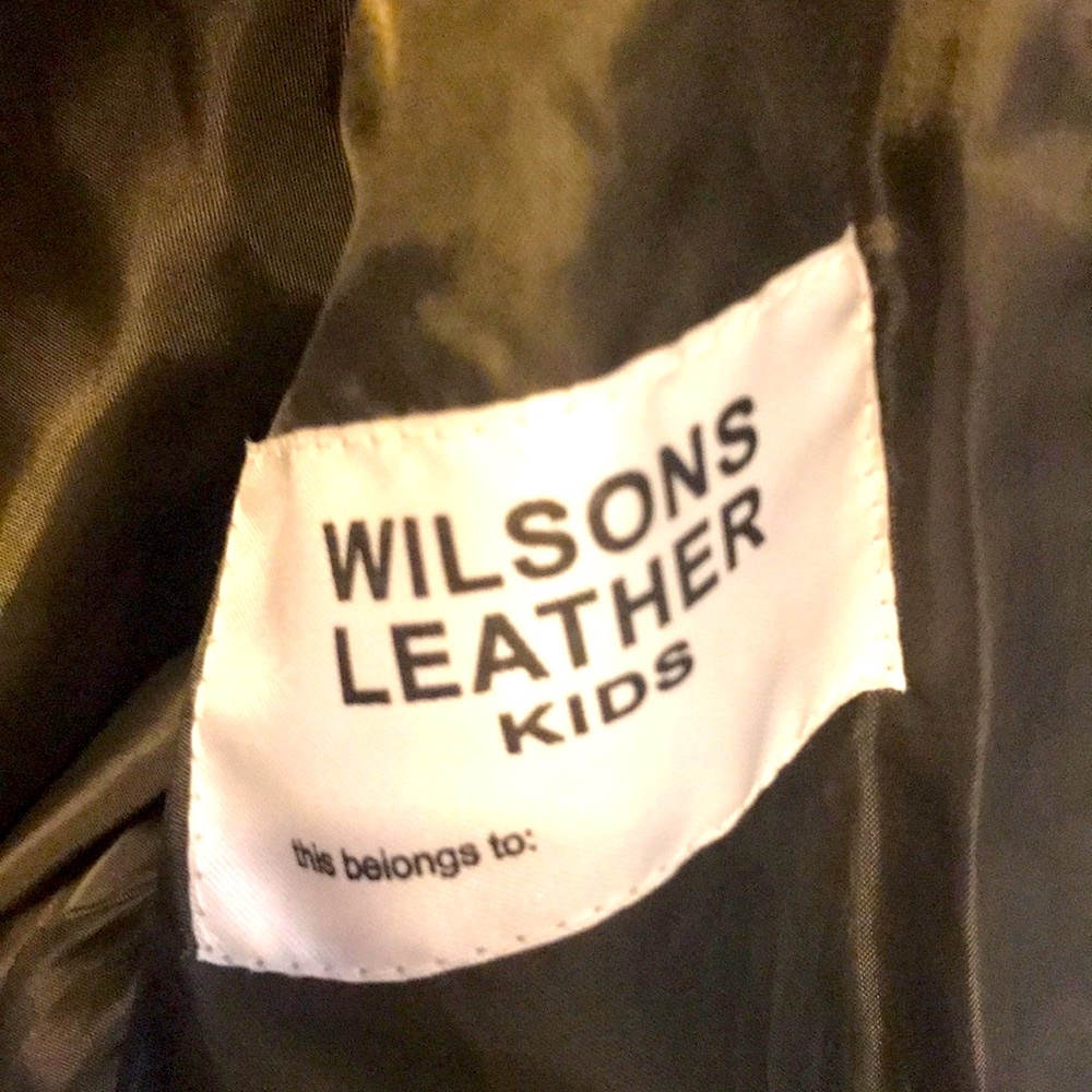 **BACK TO SCHOOL SALE**KIDS WILSON suede leather jacket - Picture 5 of 16